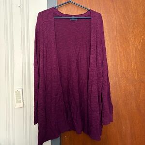 Gap open front Raspberry cardigan